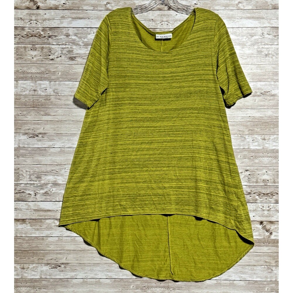 Bryn Walker LILO Tunic Sz S Lemoncello Hi Lo Hem WhimsiGoth QuietLuxury Boho